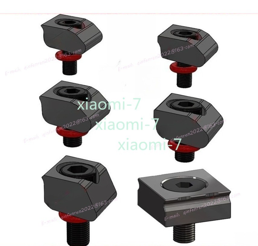 Abrazadera integrada M6-12 OK accesorio de tornillo multi estación fija pequeño bloque de sujeción