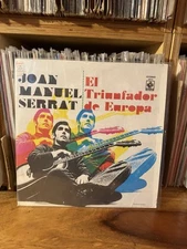 Joan Manuel Serrat LP “El Triunfador De Europa” ESTEREO / Musart 60319 Record
