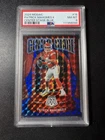 2024 Panini Mosaic - Center Stage Patrick Mahomes II #18 Blue Mosaic Prizm /99