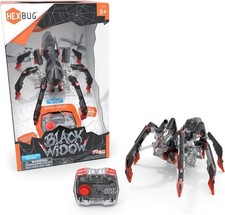 HEXBUG Remote Control Black Widow, Rechargeable Robot Spider Toys for Kids,...