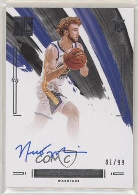 2020-21 Panini Impeccable Rookie 81/99 Nico Mannion #RA-NIC Auto RC 2h5