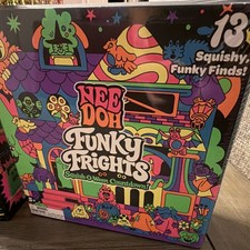Nee Doh Funky Frights Squish-O-Ween Halloween Advent Calendar, 13 Squishy Toys