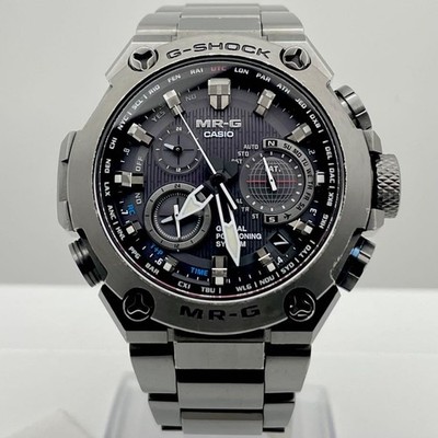 CASIO G-SHOCK MR-G MRG-G1000B-1AJR Wristwatch Black Solar Glass Analog