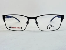 NEW Ducks Unlimited Hawk Charcoal 55.18.140 Carbon Fiber Men’s Eyeglasses Frame