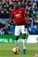 PAUL POGBA SIGNED 12X8 MANCHESTER UNITED PHOTO (ACG CERT AG18162)