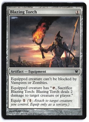Blazing Torch 216 - ISD: Innistrad MP MTG TCG