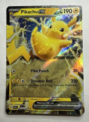 Pokemon Pikachu ex 063/193 - Paldea Evolved - Double Rare Near Mint English