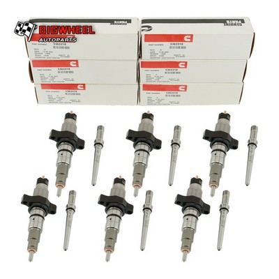 6X Fuel Injectors 5263318 Fits For 2003-2004 Dodge Ram 2500 3500 Cummins 5.9L
