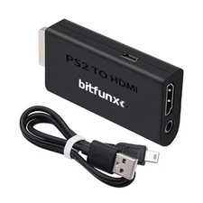 HDMI Adapter Bitfunx Converter HDMI-compatible Adapter Ypbpr Input For Sony PS2