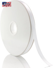 Double Faced White Satin Ribbon: 3/8 Inch 100 Yards Roll
