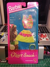 Barbie Doll Clothes: Glitter Beach Fashions Vintage Mattel 7781 NRFP NIP   