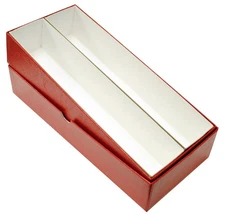 2x2 Coin Flips Box 10 Inch Red Top Quality Storage Case Double Row Removable New