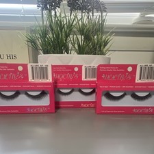 Set Of 3 False Eyelashes- No Adhesive Included