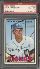 1967 Topps Dick Tracewski #559 PSA 8 NM-MT Detroit Tigers 