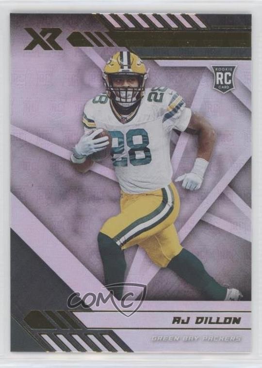 2020 Panini XR Rookie AJ Dillon #125 Rookie RC 1u6
