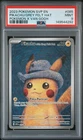 2023 POKEMON SVP POKEMON X VAN GOGH PIKACHU WITH GREY FELT HAT PSA 9