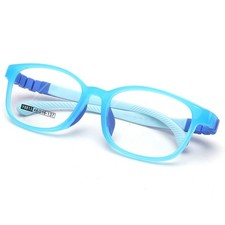 Ultralight Children Blue TR90 Glasses Boys kids Silicone Eyeglass frames