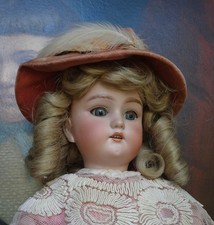 Jolie poupée ancienne bouche ouverte Simon Halbig, modèle C, 48 cm