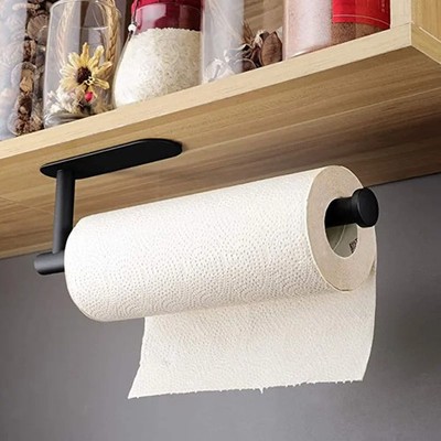 Stainless Steel Kitchen Towel Holder Under Sink Organizer Storage Rack