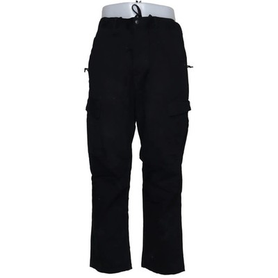 H&M, Cargohose, Größe: M, REGULAR FIT, Schwarz, Baumwolle/Elasthan #B4Q