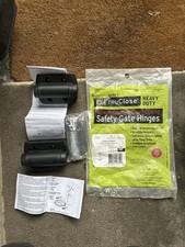 D&D Tru close self closing adjustable heavy duty Gate hinges TCHDMA1S3WT  2PK