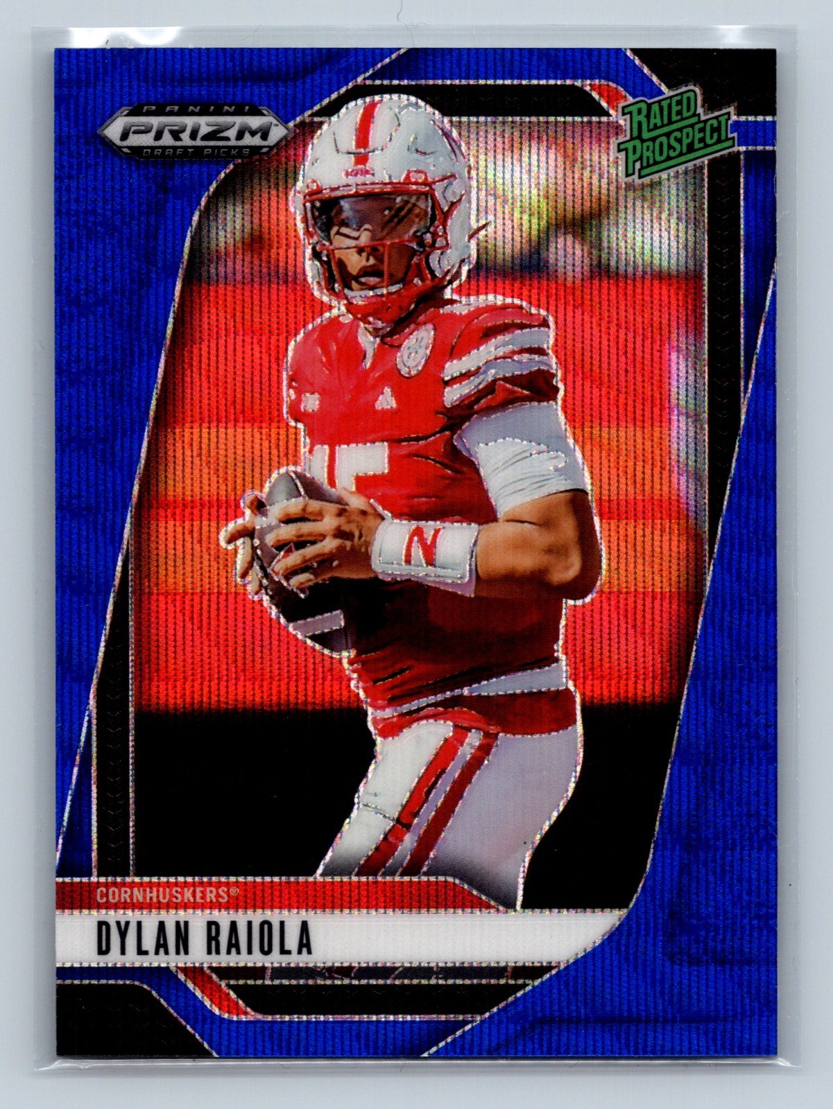 2025 Panini Prizm Draft Picks - Dylan Raiola #158 Blue Wave Prizm /299