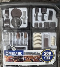 DREMEL 708-P All Purpose 200 Accessory Kit  Storage Case - Free Shipping - NEW
