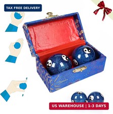 2 Pack Yin Yang Baoding Balls  Tai Chi Balance  Hand Therapy - Adult Stress Re