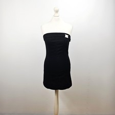 Urban Outfitters - Silence + Noise Charli Bandeau Mini Dress - Black - Medium