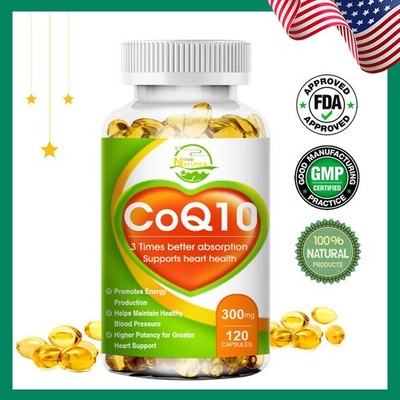 Coenzyme Q-10 300mg Antioxidant,Heart Health Support,Increase Energy,Stamina