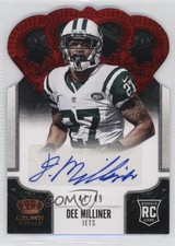2013 Crown Royale Retail Red Die-Cut Signatures 47/49 Dee Milliner #130 Auto 2a6