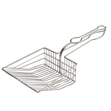 Pet Litter Spoon Scoop Large Holes Stainless Steel Cat Scooper Metal