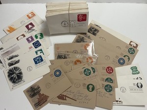 USA Random Lot of  171 Embossed Stamped Envelope FDC Canceled 