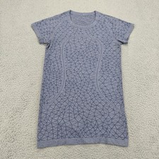 Lululemon Swiftly Tech Short Sleeve Shirt Womens 6 Geometric Run Yoga Activewear