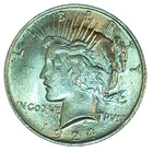 1924 Peace Silver Dollar AU Better Eye Appeal 90% Silver Coin #67