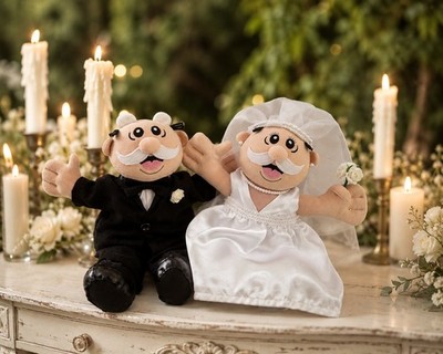 Custom Dr. Simi Wedding Couple   Bride & Groom   Handmade Mexican Collectible