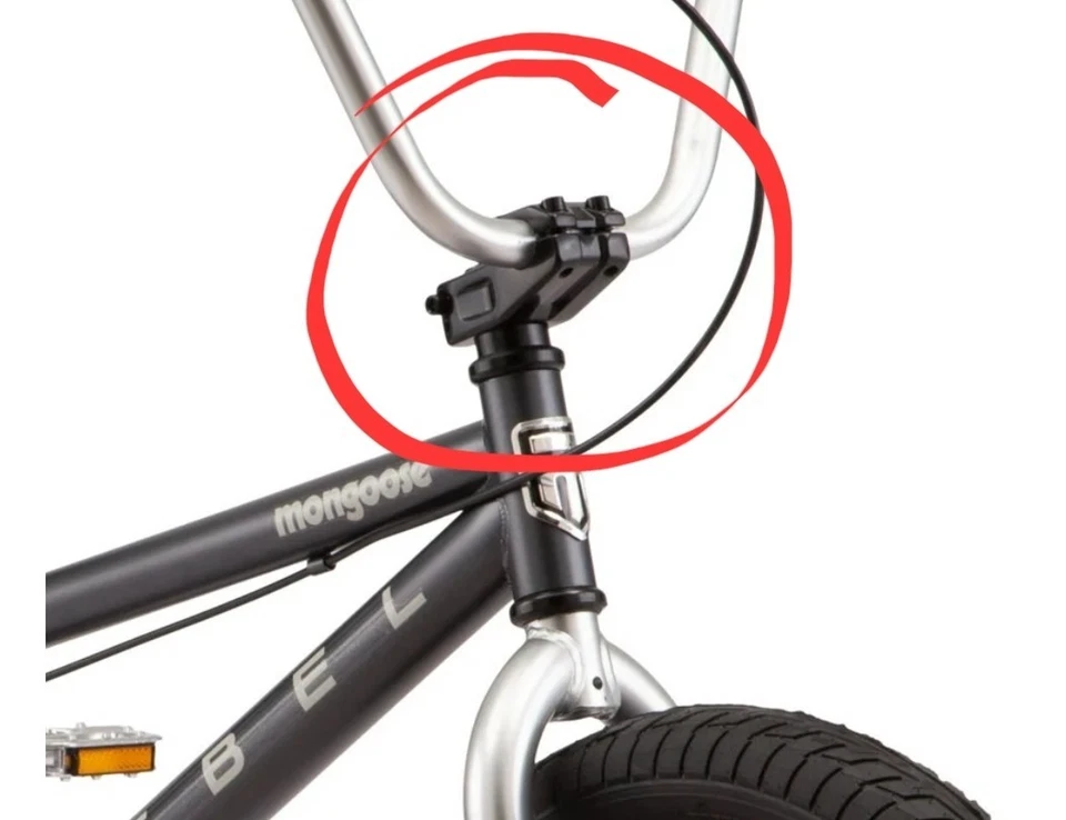 20" Mongoose Rebel BMX Stem 1-1/8 45mm Black. - Image 2 of 4