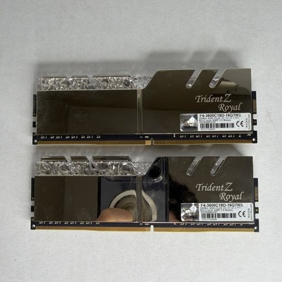 G. SKILL Trident Z Royal 16GB (2 x 8GB) PC4-28800 (DDR4-3600) CL18