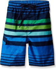 Kanu Surf Boys' Echo Quick Dry UPF 50 Beach Swim Trunk