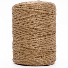 3mm Jute Twine 328 Feet Heavy Duty and Durable Brown Twine for 328Feet