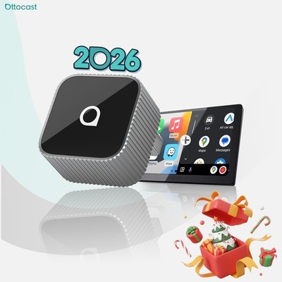 Ottocast Mini Cube 3.0 Wireless Adapter für Apple CarPlay Android Auto Plug Play