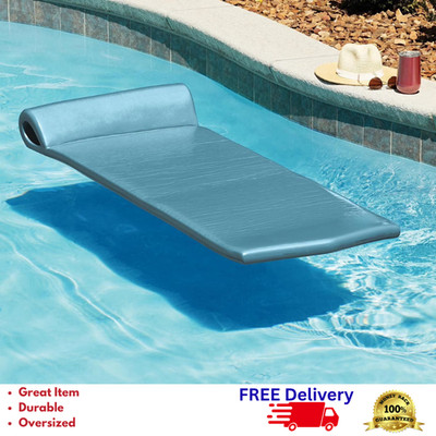 2'' Thick Closed Cell Foam Pool Float Lounge Deluxe Water Mat Chair Adult New