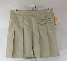 French Toast Girls Adjustable Waist Scooter Skort Size 18 Khaki School Uniform