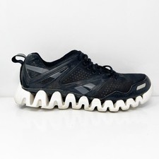Reebok Mens Zig Zag 1-V49282 Black Running Shoes Sneakers Size 10.5