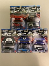 Hot Wheels Fast and Furious  Dream Lineup  Complete Set of 5