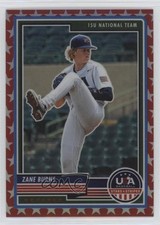 2023 Panini USA Baseball Stars & Stripes Red Prizm 120/149 Zane Burns #23 05ol