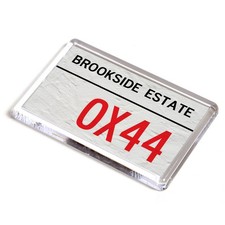 FRIDGE MAGNET - Brookside Estate OX44 - UK Postcode