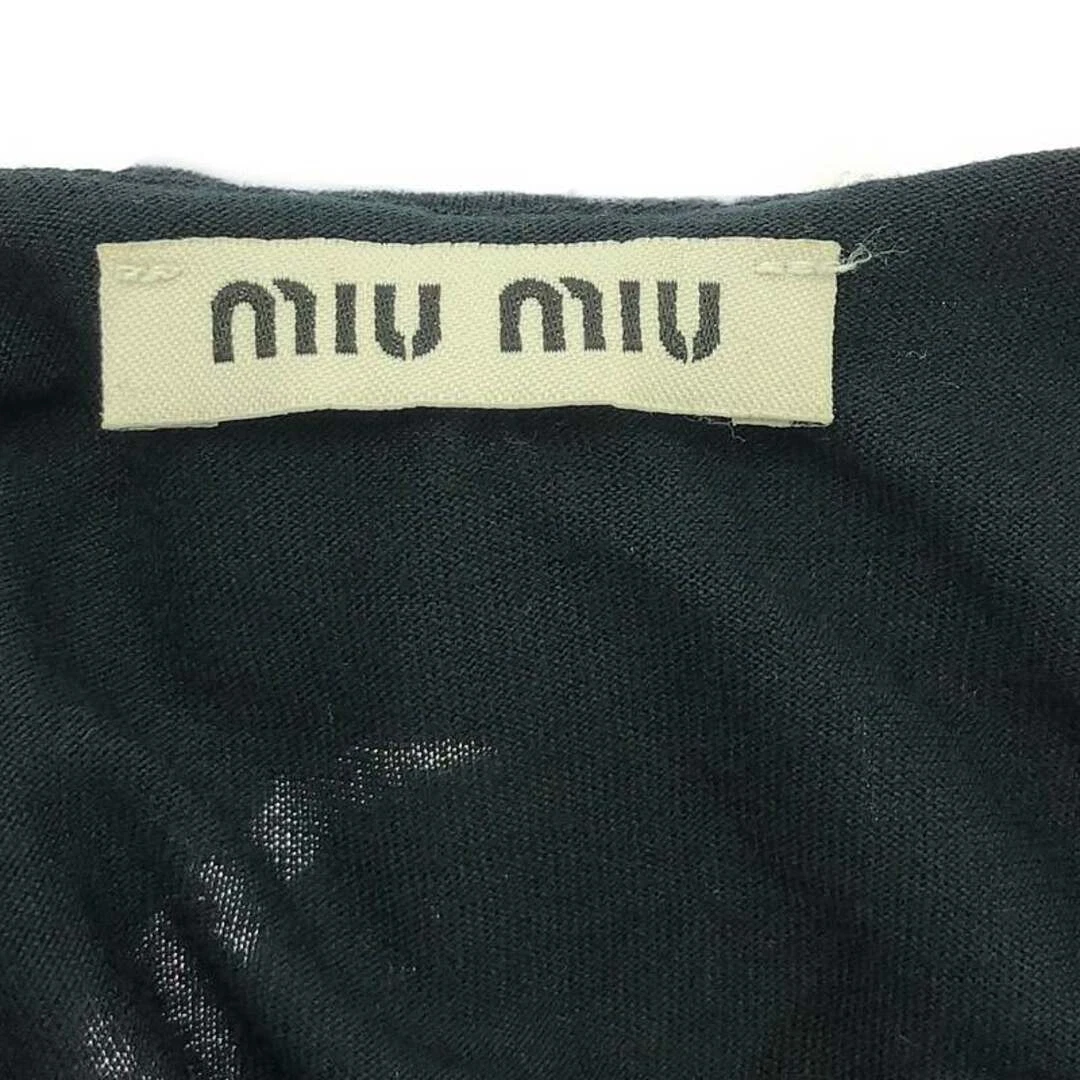 MIU MIU Abito smanicato Miu 2012 taglio e cucito M nero donna usato0