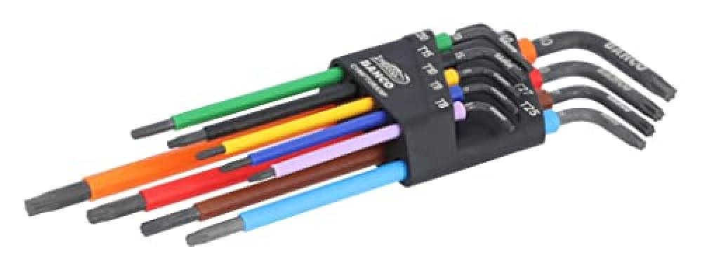 Bahco Set 9 Chiavi Torx Lunghe Colorate - Qualità Professionale