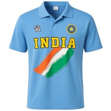 2003 INDIA TEAM ICC CRICKET WORLD CUP SOUTH AFRICA WCS MENS JERSEY SHIRT SIZE L